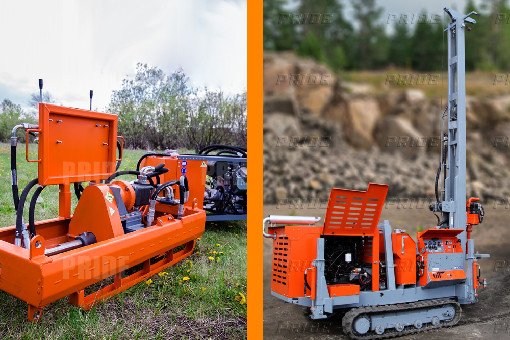 Maszyna do przecisku i maszyna do przewiertu